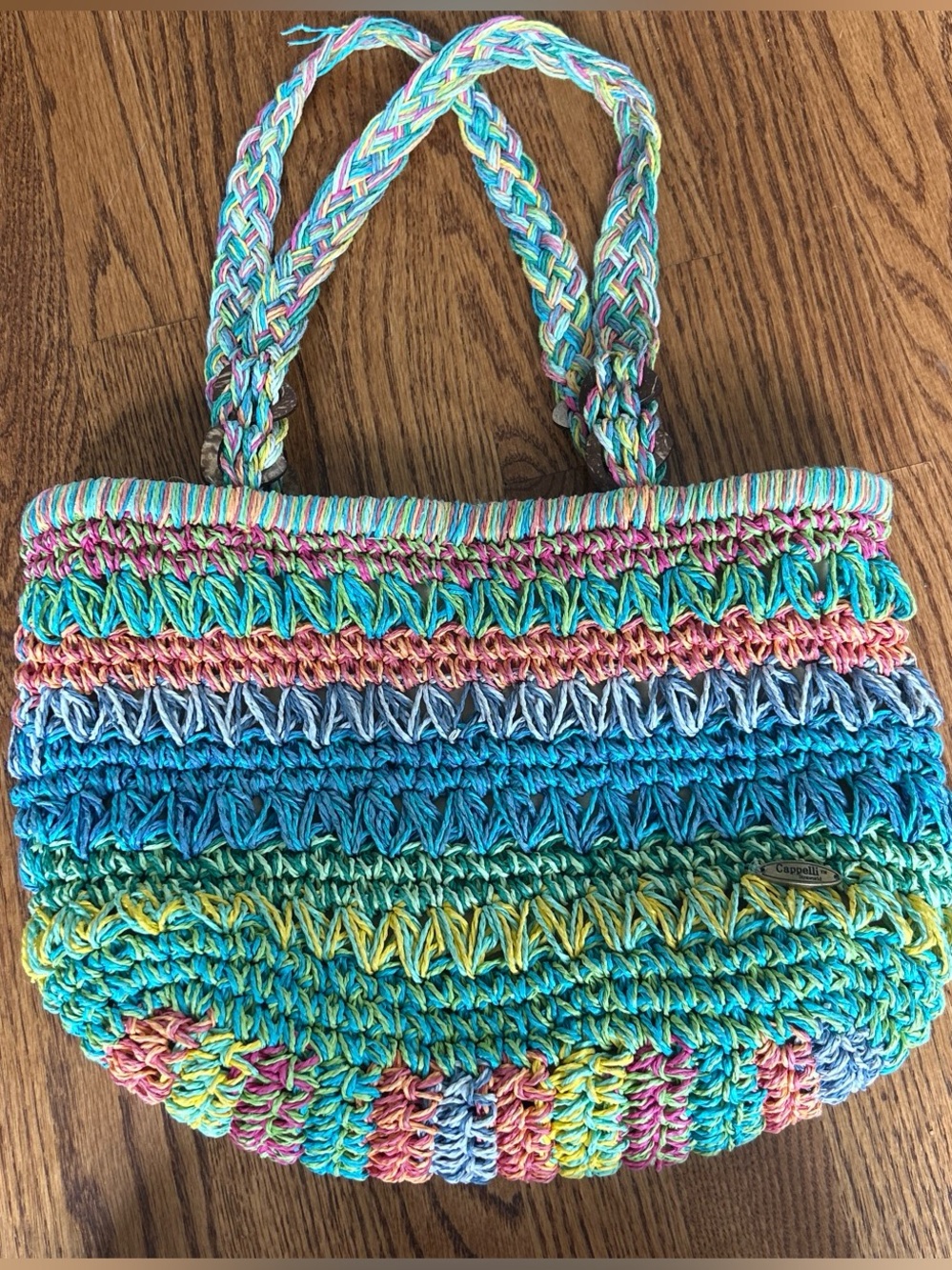 Capelli Boho Rainbow Bag Novelty Print